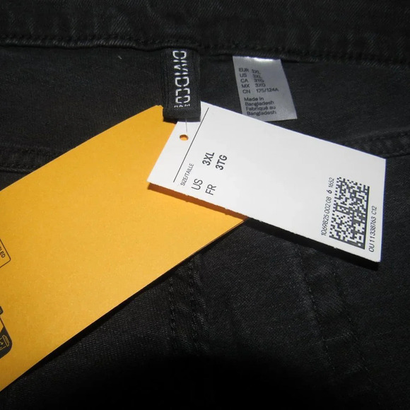 NWT H&M DIVIDED Low Waist Flare Black Jeans Plus Size 3XL - Picture 5 of 7